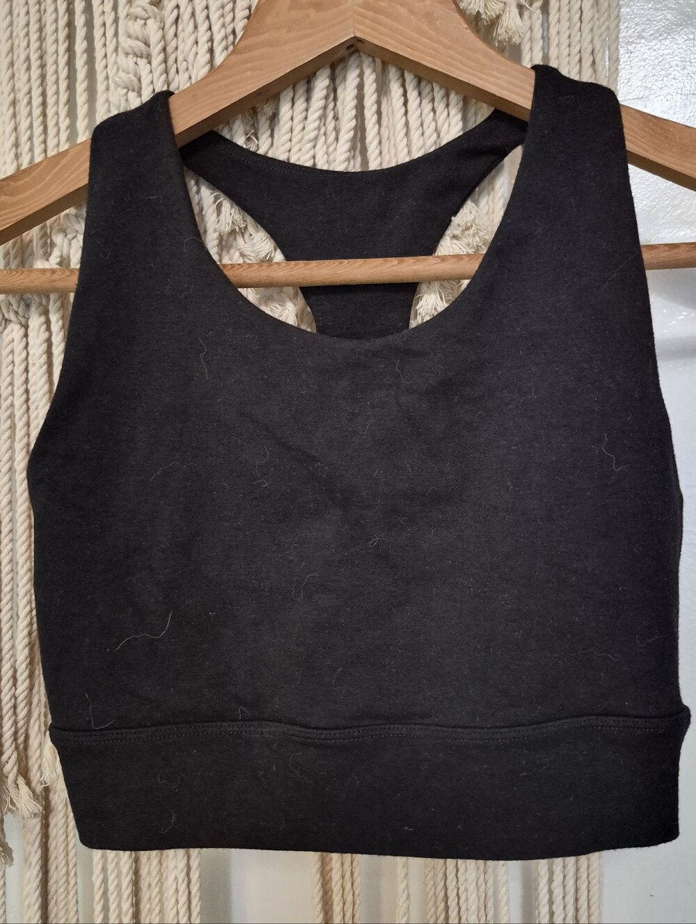 Boody Small Black Racerback Sports Bra
